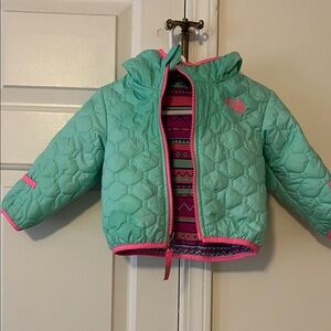 The North Face kids girls  6-12months puffer jacket